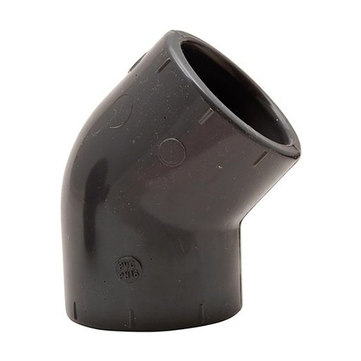 Coude PVC 110mm 45° Haute Pression